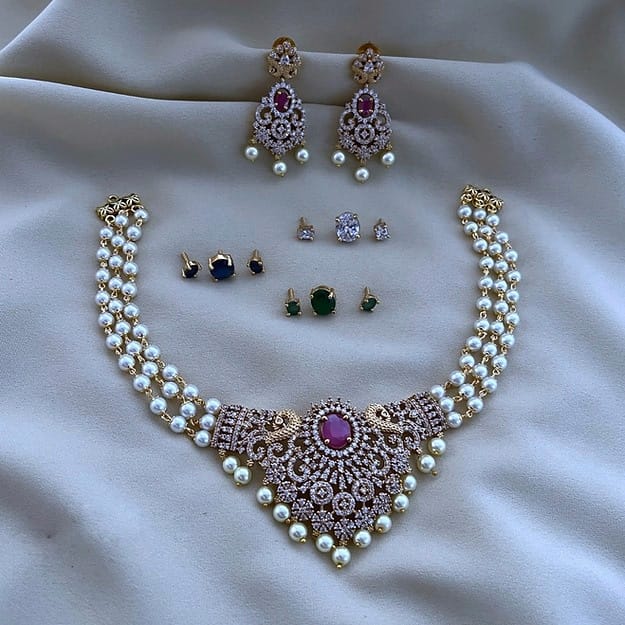 Moti Magic Layered Strings Necklace Sets