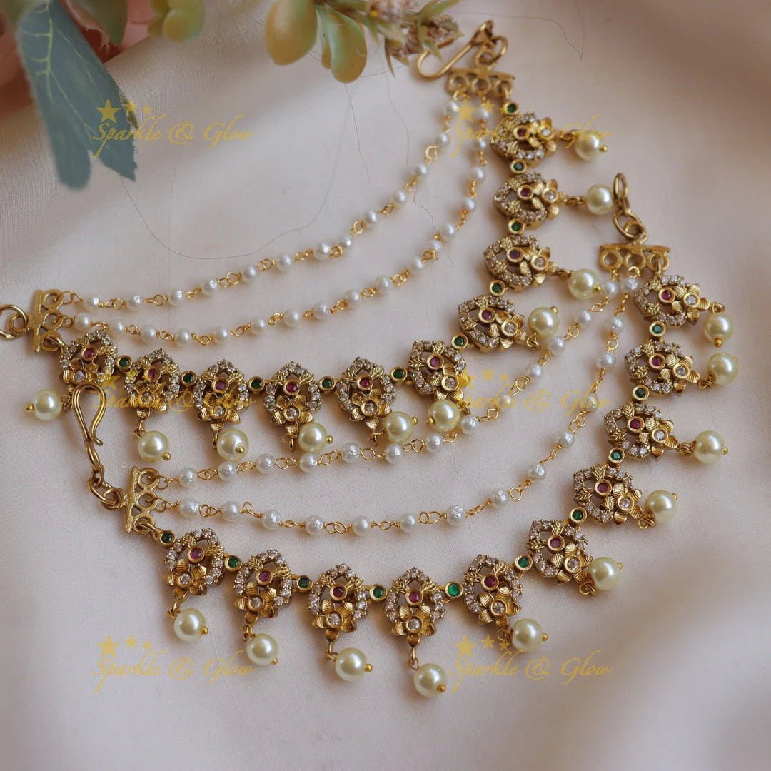 TikkaTales  Earrings Chain and Mattal For you