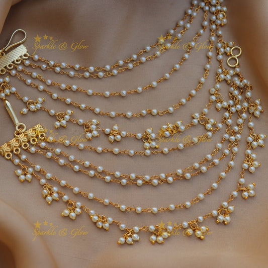 Glam Earrings Chain and Mattal For You