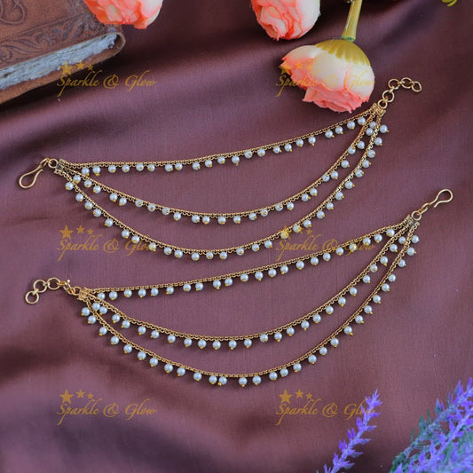 TikkaThreads Earrings Chain and Mattal For You